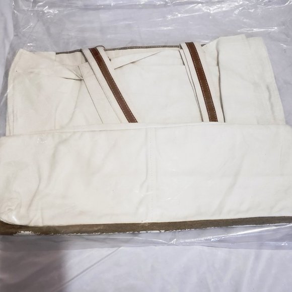 NWT Le Papillon Canvas Tote Bag, French Postcard - Picture 3 of 7